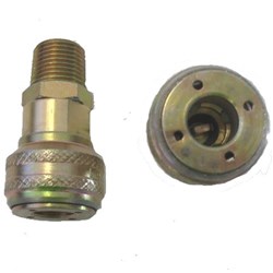COUPLER 1/2" S/S MALE