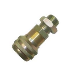 COUPLER 1/2" S/S MALE BULKHEAD