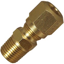 CONNECTOR MALE 3/8" TUBE X 1/2"NPT