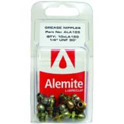 ALEMLUBE NIP 1/8 NPT 90DEGX10