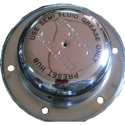 MERITOR STEEL CHROME VENTED HUB CAP