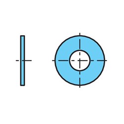 BPW HARDENED UBOLT WASHER