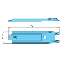 BPW TSB PAD RETAINER