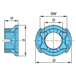 BPW NUT AXLE SUIT BPW 9000 SERIES AXLES
