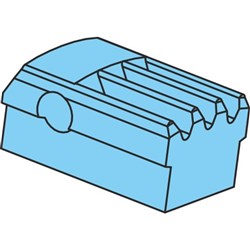 WEDGE LOCKING AXLE NUT ECO PLUS