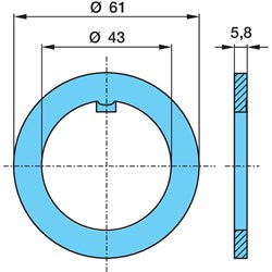 BPW WASH STD HUB ECO BEAMH90