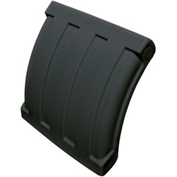 BLACK DYNAPLAS 1/4 MUDGUARD