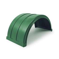 MUDGUARD DK GREEN T/MATE 650MM SINGLE