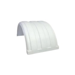 SILVER LOW PROFILE DYNAPLAS MUDGUARD