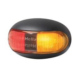 HELLA DURALED RED/AMBER SIDE MARKER LAMP