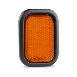 LED AUTOLAMPS 130 SERIES 12-24V AMBER RECTANGLE REAR INDICATOR