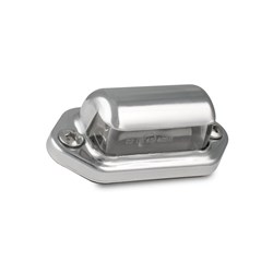 LED AUTOLAMPS 30 SERIES 12V CLEAR/WHITE LICENCE LAMP - CHROME HOUSING - TWIN BLISTER