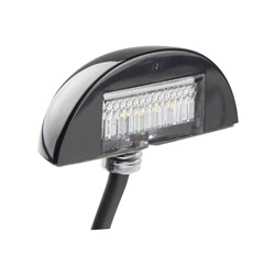 LED AUTOLAMPS 60 SERIES 12-24V WHITE LICENCE PLATE LAMP - TWIN BLISTER