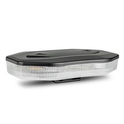 AMBER EMERGENCY MINI LIGHT BAR CLEAR