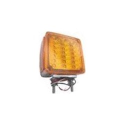 12V SQUARE LED INDICATOR LAMP 2 STUDS