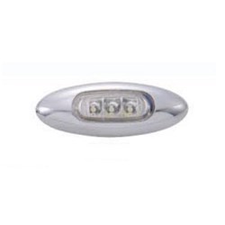 WHITE LED MARKER LAMP CLEAR LENS