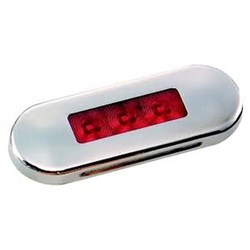 RED LED MARKER LAMP RED LENS