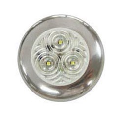 ROUND AMBER LED MARKER LAMP CLEAR LENS