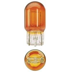 NARVA 12V 21W T20 WEDGE AMBER BL 2
