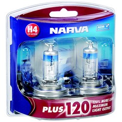 NARVA H4 12V 60/55W P43T PLUS120 BL2
