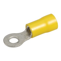 NARVA RING TERMINAL YELLOW 4 3MM