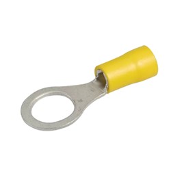 NARVA RING TERMINAL YELLOW 9 5MM 100