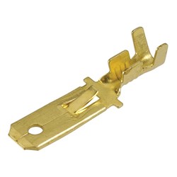 NARVA MALE BLADE BRASS 6 3MM 100