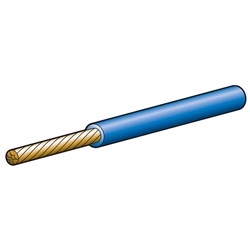 NARVA CABLE S/CORE 3MM 10A 30M BLUE