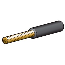 NARVA CABLE S/CORE 6MM 50A 30M BLACK