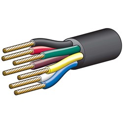 NARVA 5A 2.5MM 7 CORE TRAILER CABLE 30M