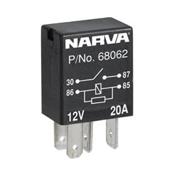 NARVA 24V 4PIN 10A N/O MICRO RELAY 1