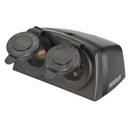 NARVA ACC/ENGEL TWIN SOCKET S/MOUNT