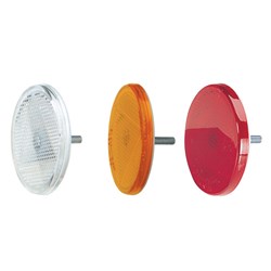 NARVA RETRO REFLECTOR CLEAR BOLT 2PK