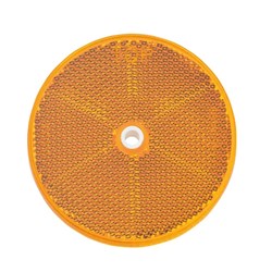 NARVA RETRO REFLECTOR AMBER 80MM