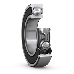 SKF BALL BEARING 6204-2RSH