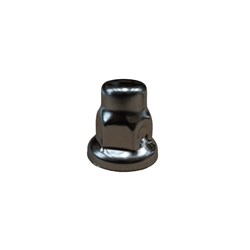 COVER NUT 32MM FLARED CHROME