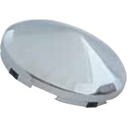 8-5/8&quot; CHROME POINTED 4 CUT OUT HUB CAP