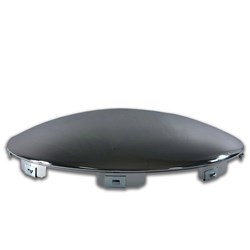 11&quot; CHROME EURO 10 CUT OUT FRONT HUB CAP