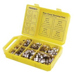 150PCE STAINLESS HOSE CLAMP ASSORTMENT